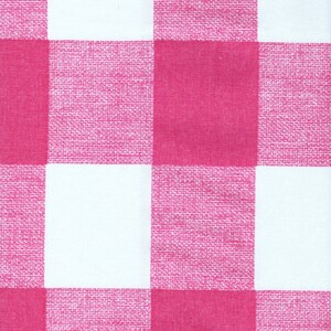 Decorative Throw Pillows in Anderson Flamingo Pink Buffalo Check Plaid