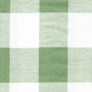 Duvet Cover in Anderson Sage Green Buffalo Check Plaid
