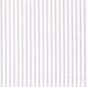 Empress Swag Valance in Classic Orchid Lavender Ticking Stripe on White
