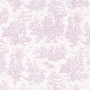 Tie-up Valance in Jamestown Orchid Lavender Colonial Country Toile