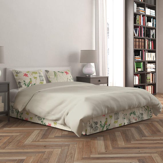 WWQQ Gonna Da Letto Bianca Con Elastici – Avvolgente, Senza Superficie, Altezza 41 Cm – Per Letti Twin, Full, Queen, King – Uso Hotel E Casa