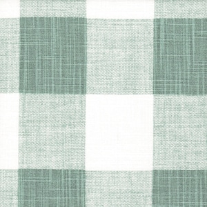 Duvet Cover in Anderson Waterbury Spa Green Buffalo Check Plaid