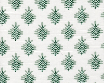Fabric Cut Yardage in Dyann Spruce Green Floral - Small Scale