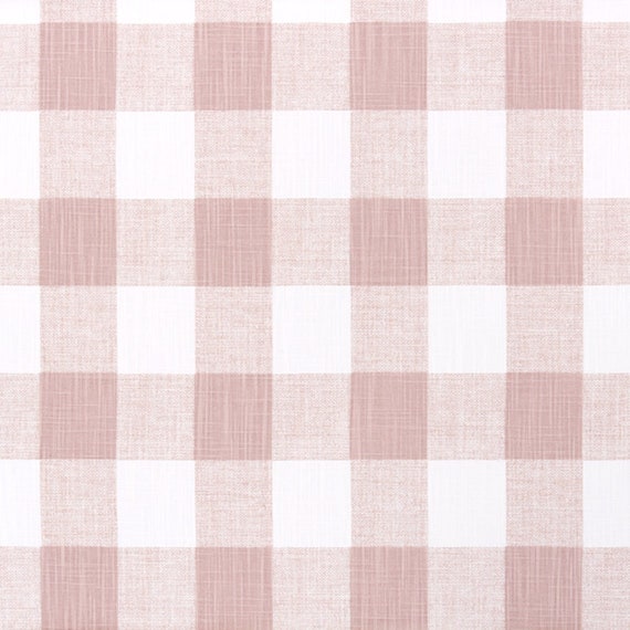 Gathered Crib Skirt in Anderson Blush Buffalo Check Plaid Etsy Canada