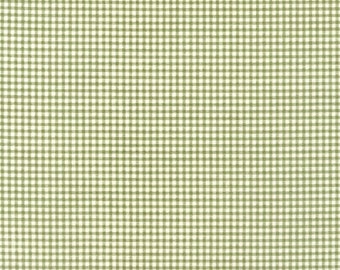Stall (Narrow) Shower Curtain in Madrid Jungle Green Gingham Check