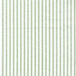 Decorative Throw Pillows in Classic Sage Green Ticking Stripe on White