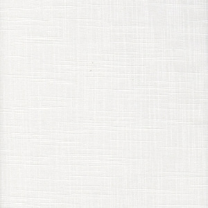 Duvet Cover in Solid White Cotton Slub Canvas
