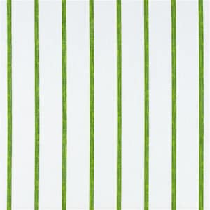Tailored Crib Skirt in Miles Pine Green Stripe