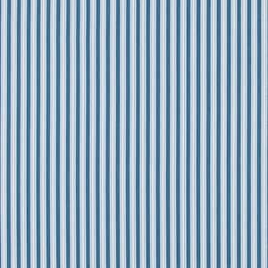Round Tablecloth in Polo Navy Blue Stripe on White