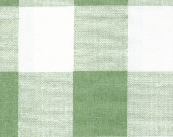 Fabric Cut Yardage in Anderson Sage Green Buffalo Check Plaid