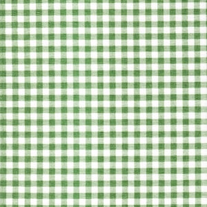 Decorative Throw Pillows in Sage Green Large Gingham Check on White
