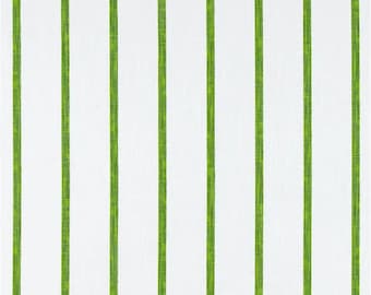 Fabric Cut Yardage in Miles Pine Green Stripe