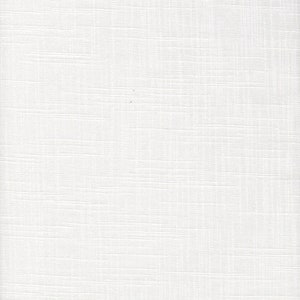 Tie-up Valance in Solid White Cotton Slub Canvas