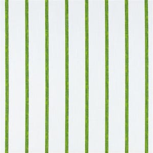 Tailored Valance in Miles Pine Green Stripe