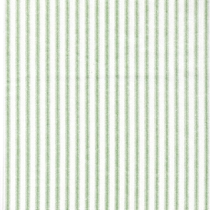 Empress Swag Valance in Classic Sage Green Ticking Stripe on White