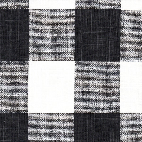 Pillow Sham in Anderson Black Buffalo Check Plaid