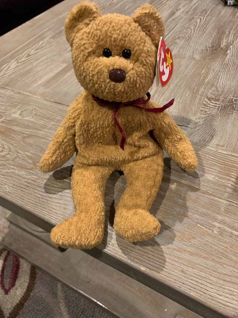 Curly Beanie Baby Rare Etsy
