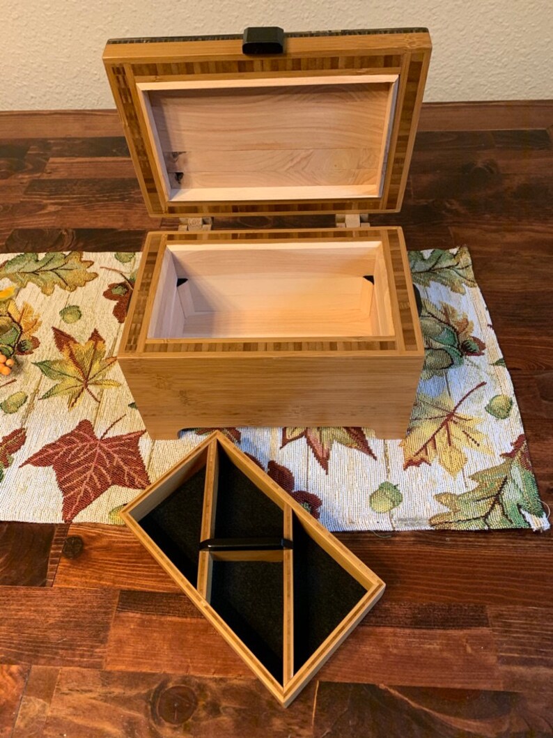 Custom Bamboo Jewelry Box Etsy