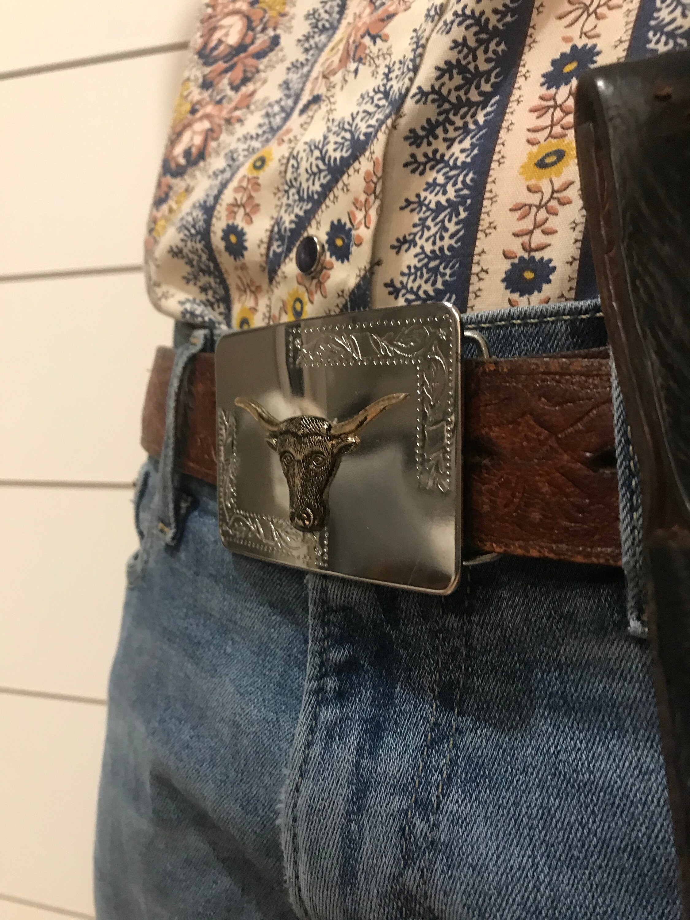 Vintage leather fanny pack leather utility belt western belt Etsy