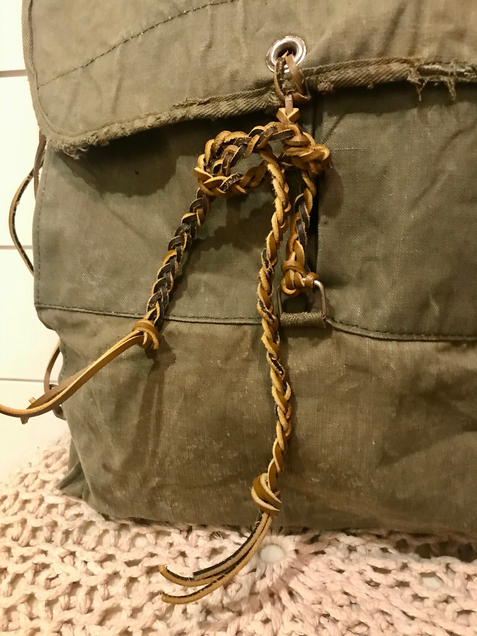 Vintage Boy Scout backpack military backpack canvas backpack Etsy