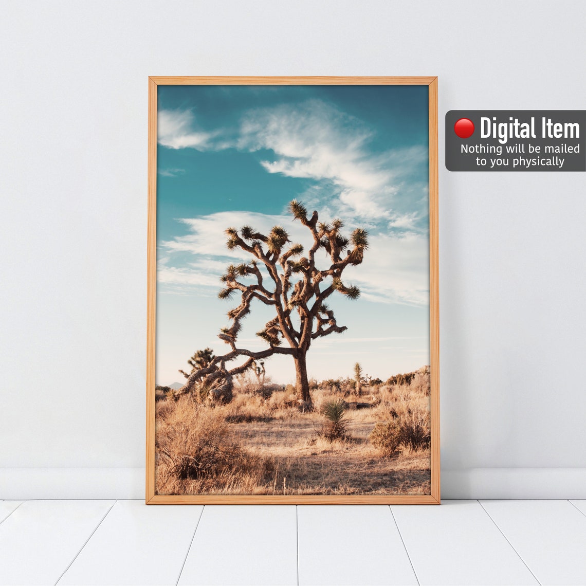 Joshua Tree Poster Joshua Tree Print Boho Wall Art Desert Etsy