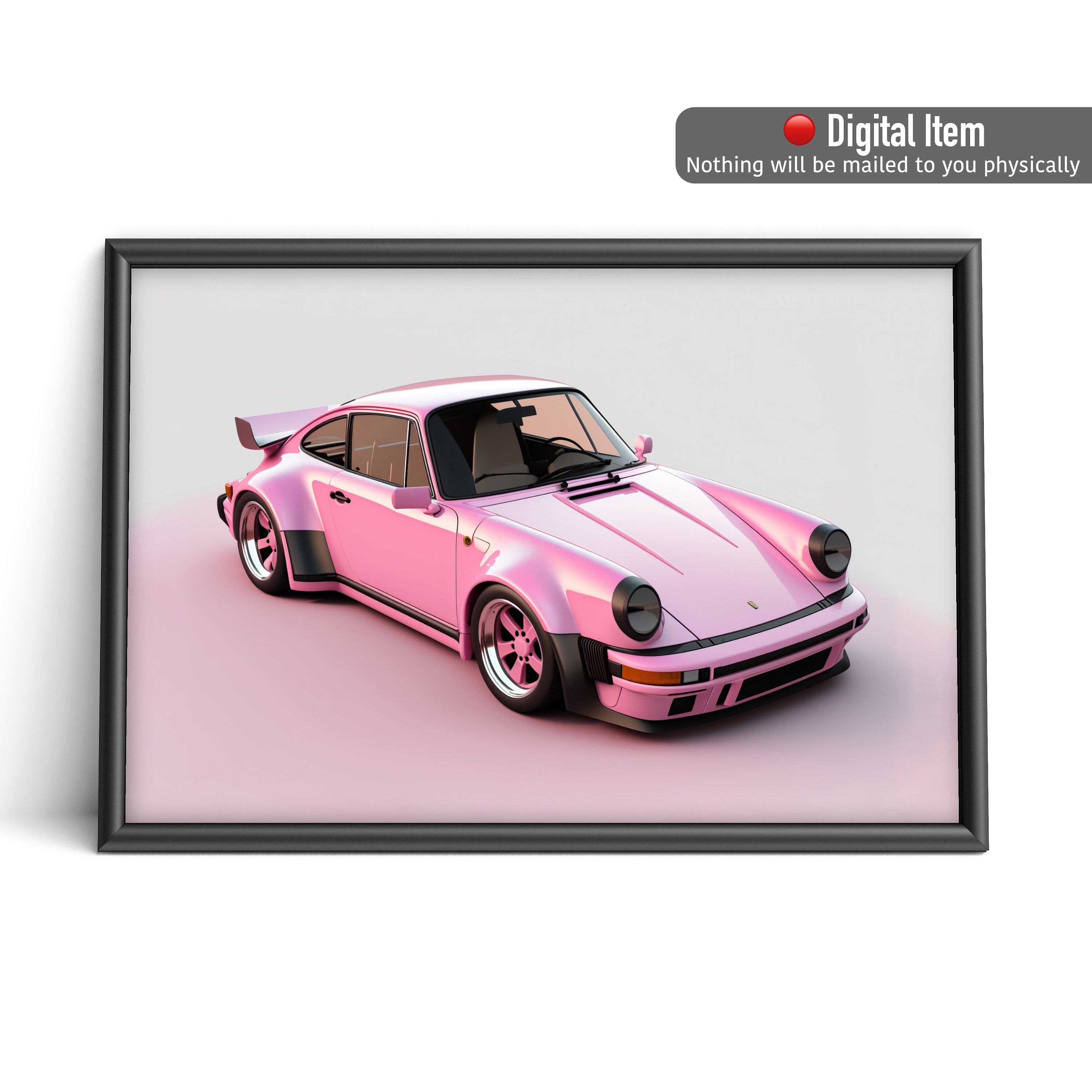 Papel De Parede Porsche Rosa