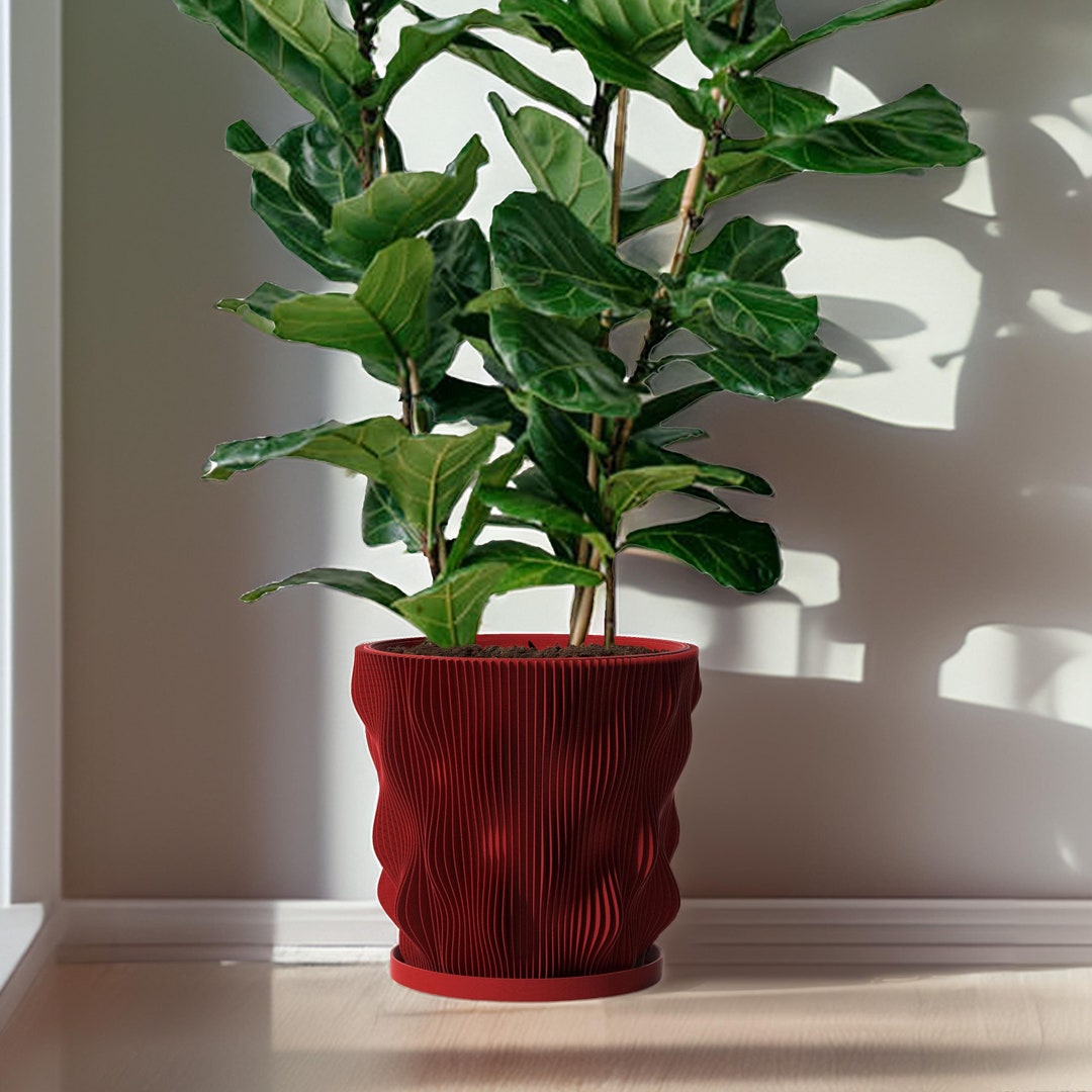 Plant pot Riviera Red main image 1