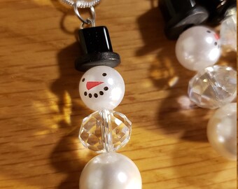 LovIvy Beads Snowman Ice Cream Silver Beads