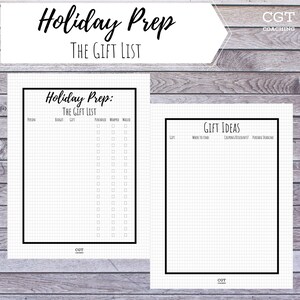 Vakantievoorbereiding PDF afdrukbare cadeauplanner
