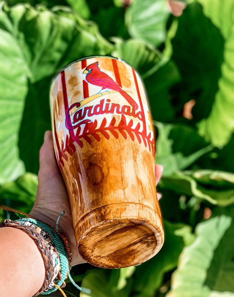 St. Louis Cardinals Baseball Tumbler/ Baseball Themed/ Custom Etsy