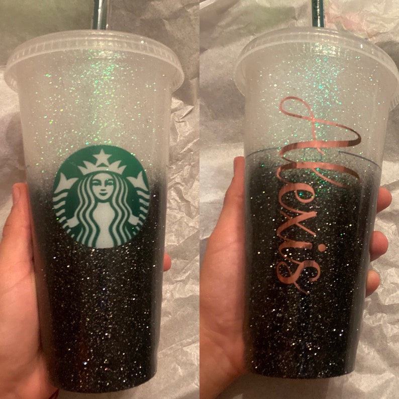 Rose gold Starbucks cup