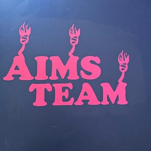 AIM’s team decal decal