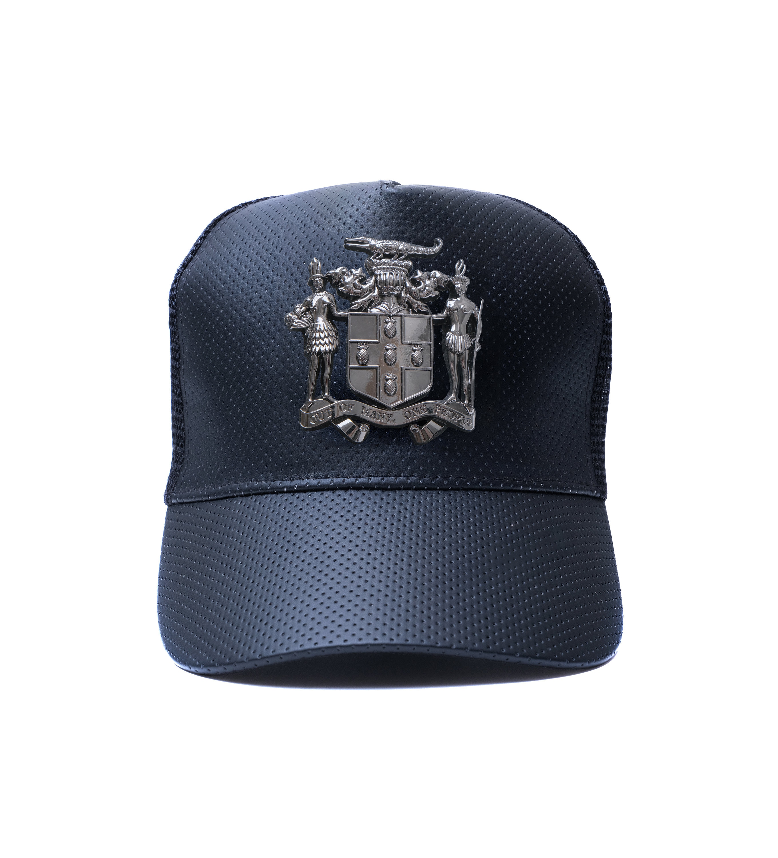 Jamaican Black Trucker Hat Jamaica Gun 