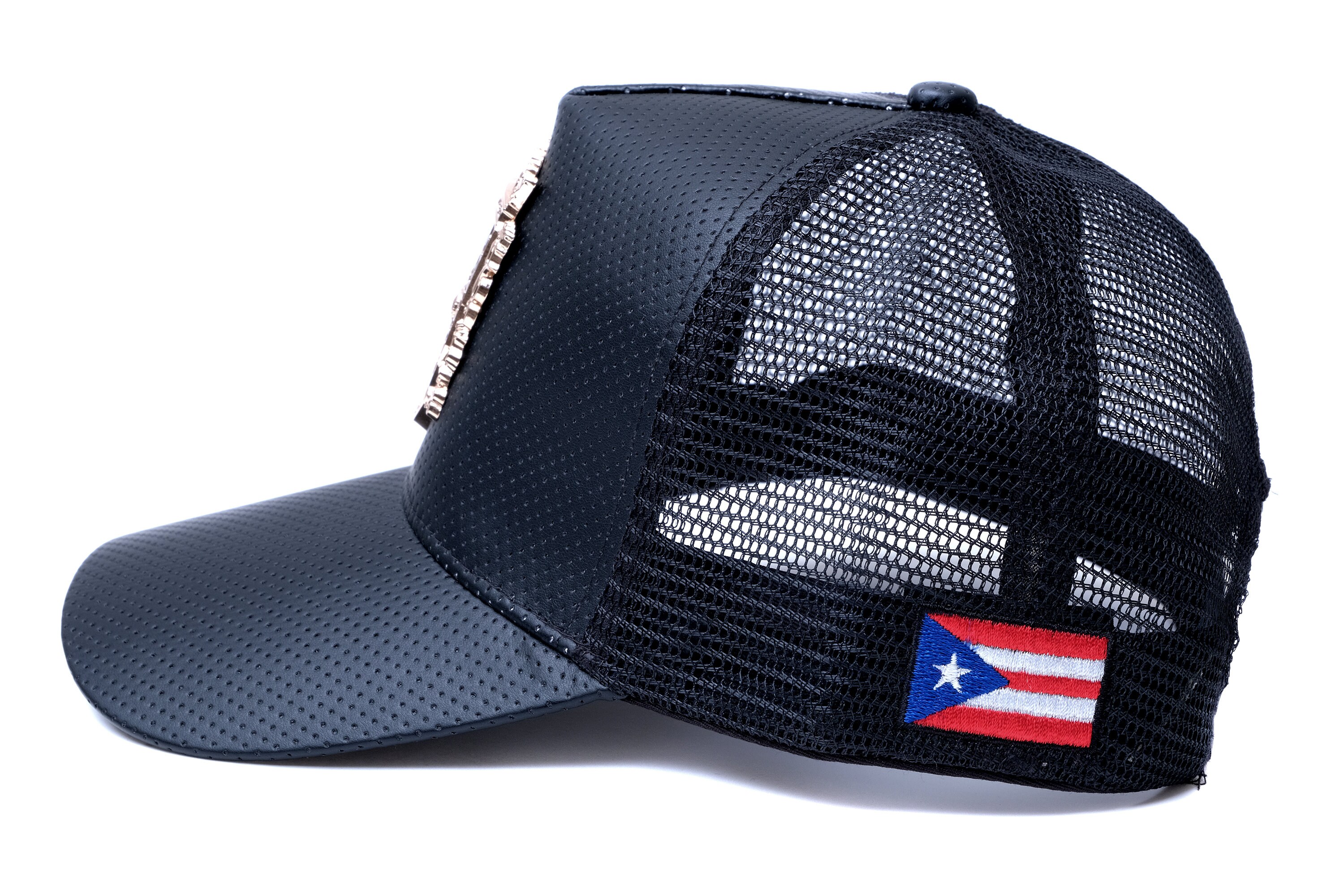 Puerto Rican Hats PR Gold Shield Cap PR Snapback Puerto Etsy