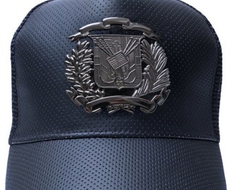 Dominican Hats, Black Coat of Arms Hats, DR Baseball Cap, Dominican Snapback Hats, Dominican Flag, Dominican Gifts, Escudo Dominicano