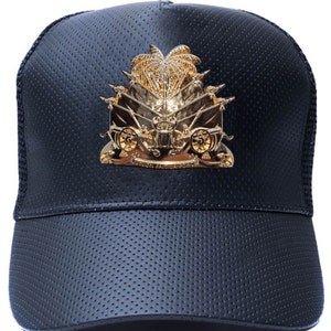 Haitian Hats, Haiti Gold Coat of Arms Hat, Haitian Shield Snapback, Haiti Flag Hat, Haitian Baseball Cap, Haiti Trucker Hat