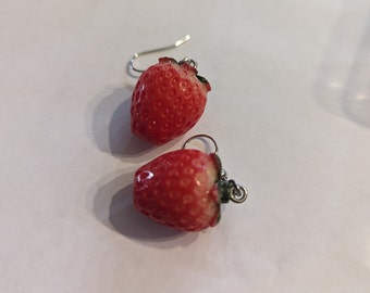 Pendientes de fresa