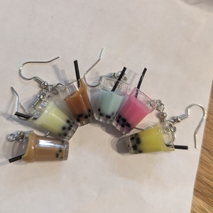 Boba Bubble Tea Earrings