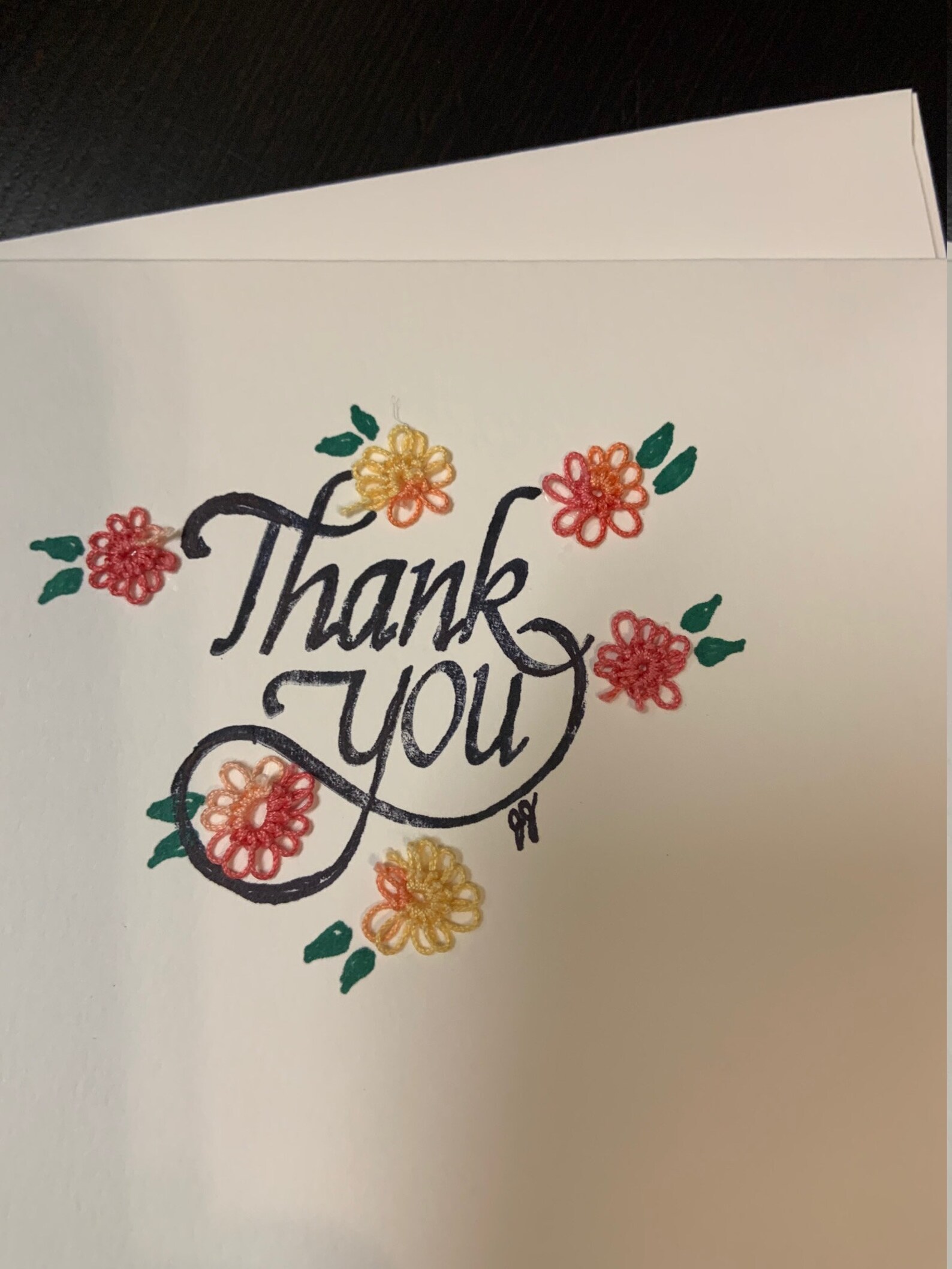 Note Cards With Tatted Flowers and Sentiments Etsy UK