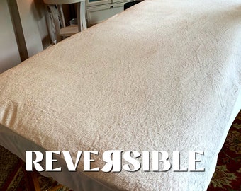 Massage Therapist | Reversible Waterproof Massage Table Cover + Head Rest Cover | Spa Equipment