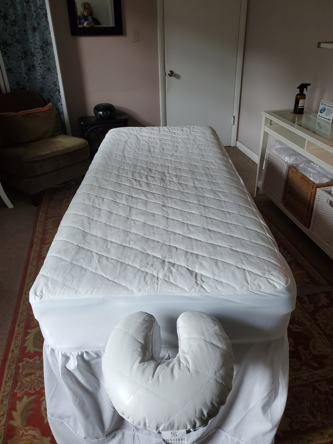 2 in 1 Quilted. Waterproof Massage Table Cover Cover for Etsy