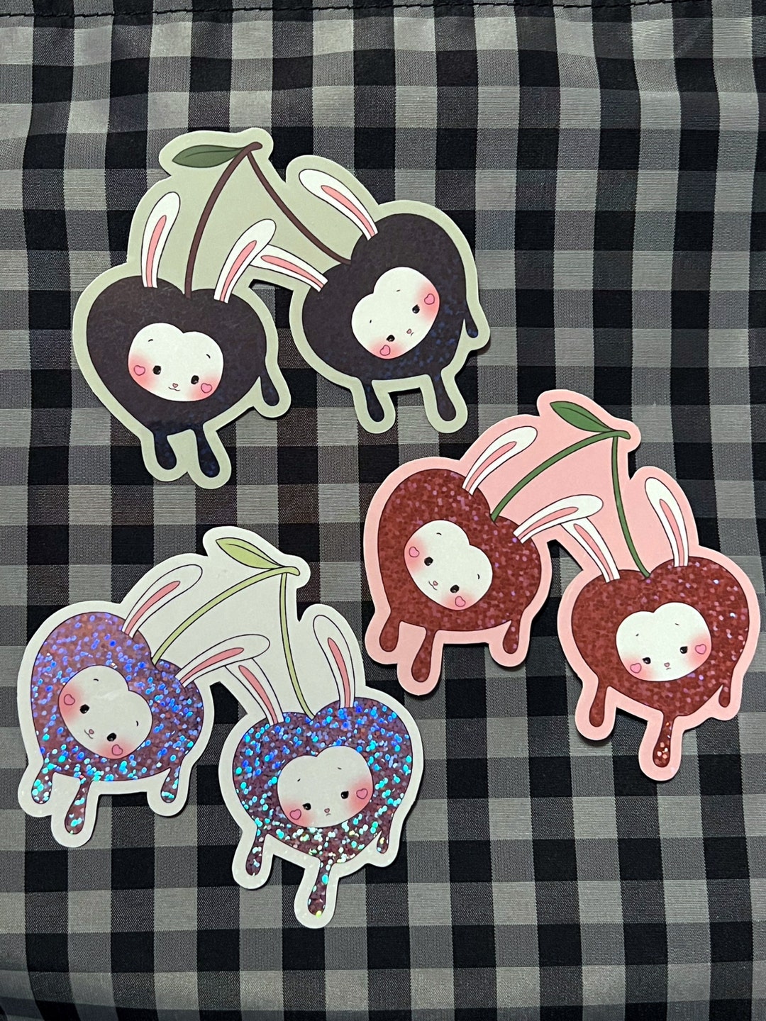 White Bunny Kawaii Stationary Bunny Sticker Aesthetic Etsy