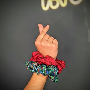Non-slip Scrunchies, Limited Release, Cotton Scrunchies, Elastic hair ties image 2
