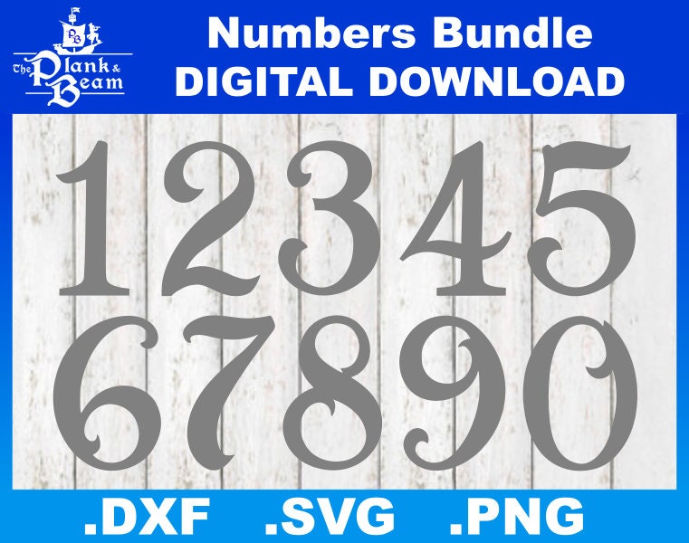 Fancy Numbers Font