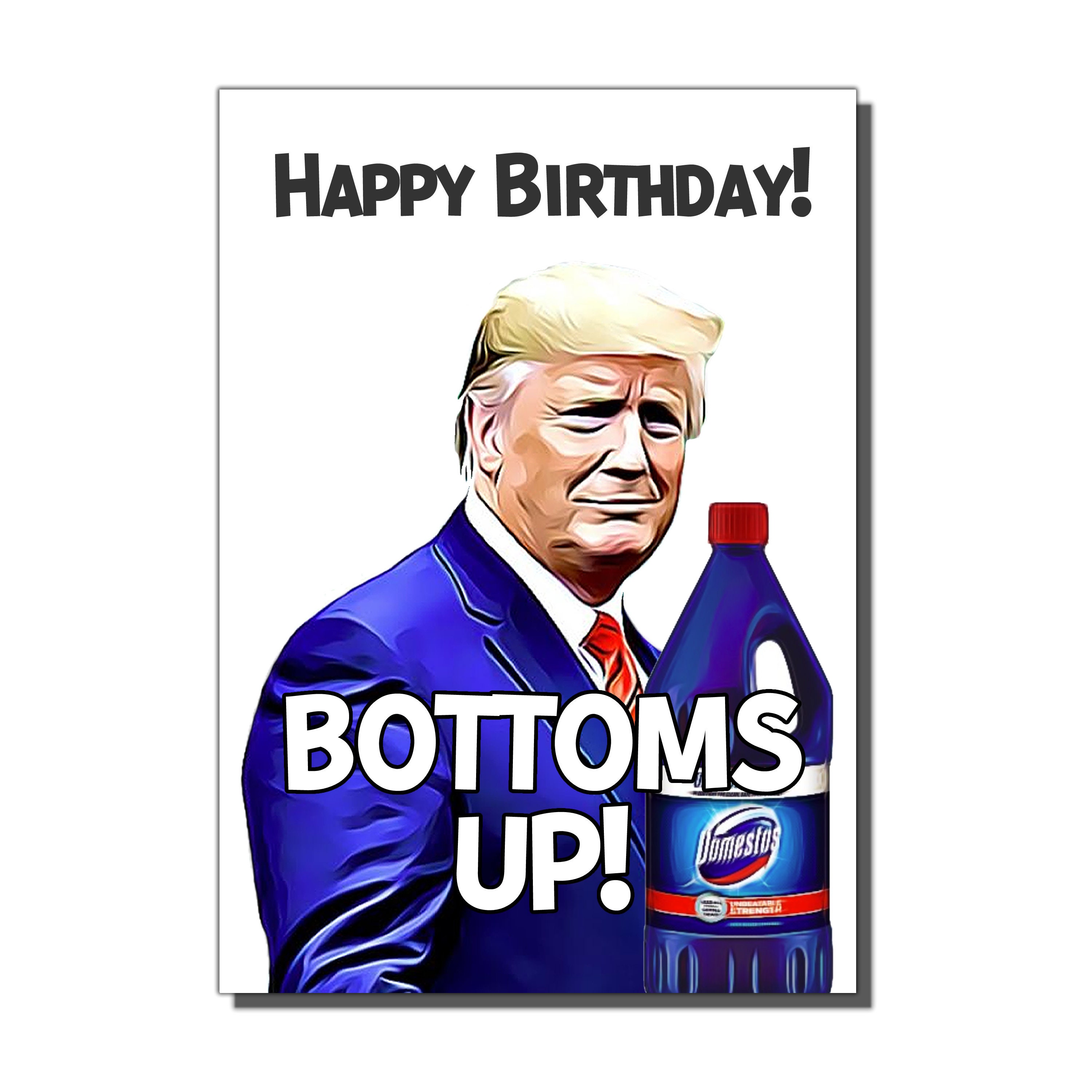 Donald Trump Birthday Card Etsy UK