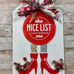 Christmas Elf Door Hanger