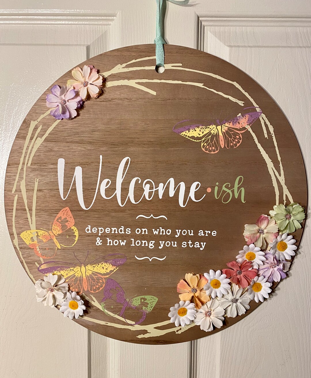 Welcome Spring Sign - Etsy