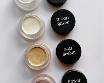 Tallow Illuminizer | Organic Mineral Highlighter | Cream to Powder Eyeshadow | Non-Toxic Natural Shimmer | Clean Herbal Makeup, Mother’s Day