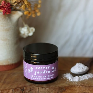 Wildflower Clay Mask: Rose, Lavender, Organic Skincare