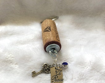 WINE CORK KEYCHAINS - Etsy